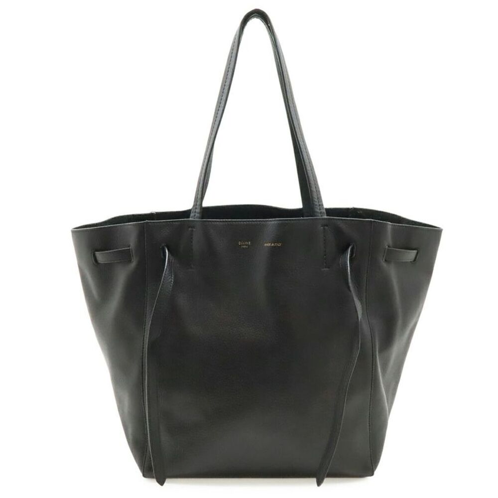 Celine Leather Cabas Phantom Small Tote Bag